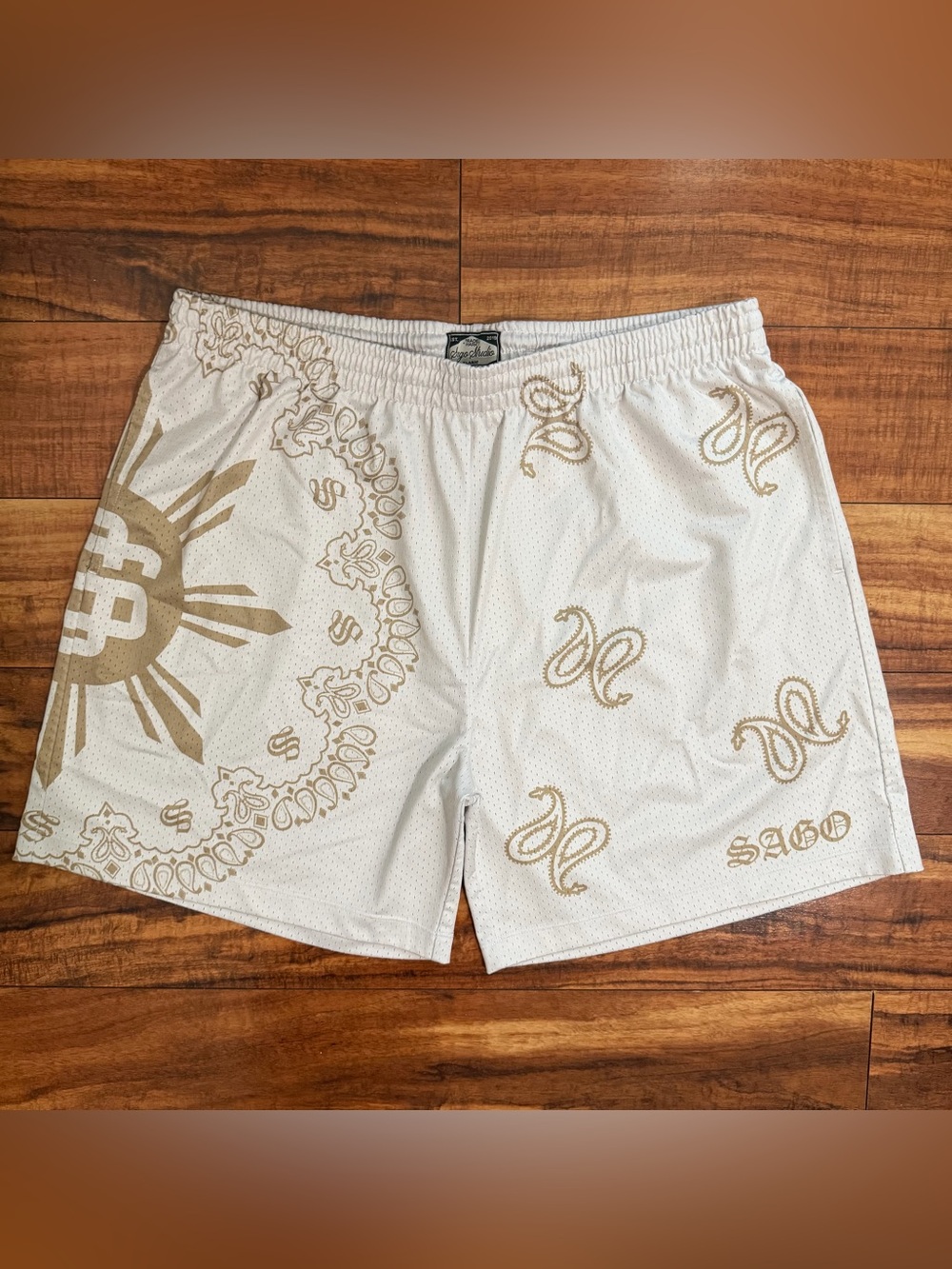 SAGO STUDIO Filipino American History Month Mesh Shorts